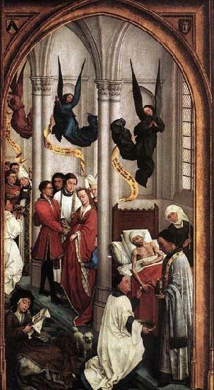WEYDEN, Rogier van der Seven Sacraments China oil painting art